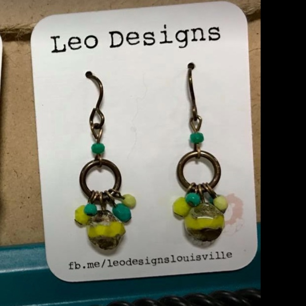 Handmade Czech Glass Earrings